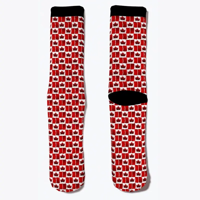 Canada Flag Socks